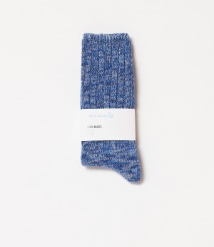 Blue Merz B. Schwanen GS07 Men Socks | MERZ9674152