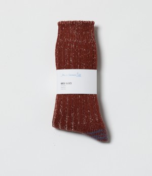 Brown Merz B. Schwanen MW72 Women Socks | MERZ2813705