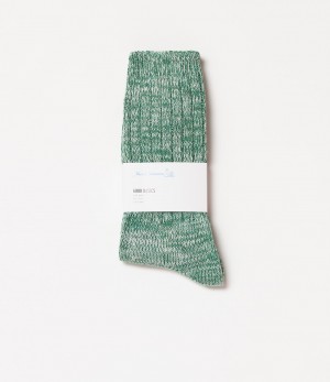 Green Merz B. Schwanen GS07 Women Socks | MERZ9510437