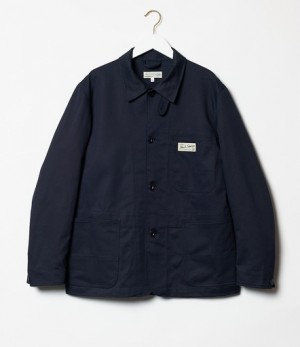 Navy Merz B. Schwanen JKT01 Men Jackets | MERZ1546389