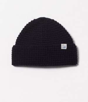 Navy Merz B. Schwanen MWBN06 sturdy Men Beanie | MERZ1693784