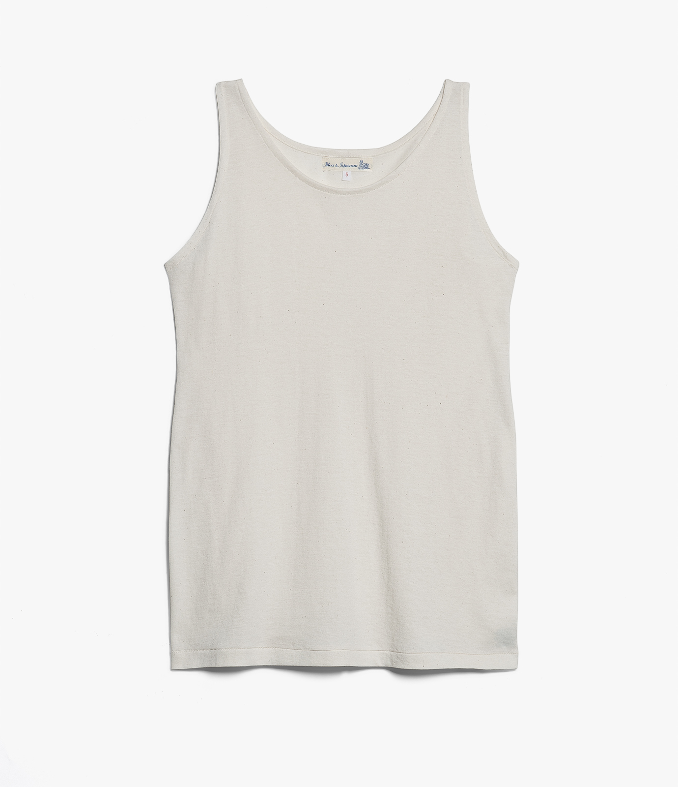 Beige Merz B. Schwanen 136 loopwheeled Men Tank Top | MERZ6581742