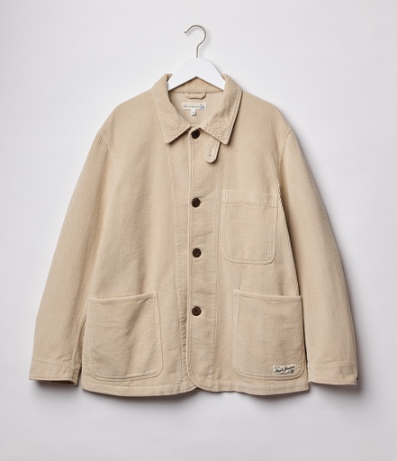 Beige Merz B. Schwanen JKT03C organic cotton corduroy Men Jackets | MERZ4381970