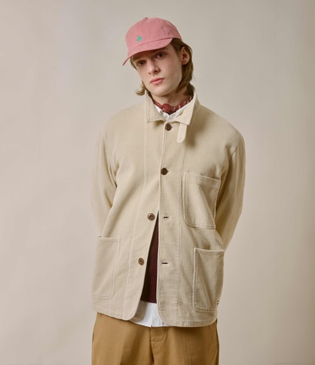 Beige Merz B. Schwanen JKT03C organic cotton corduroy Men Jackets | MERZ4381970