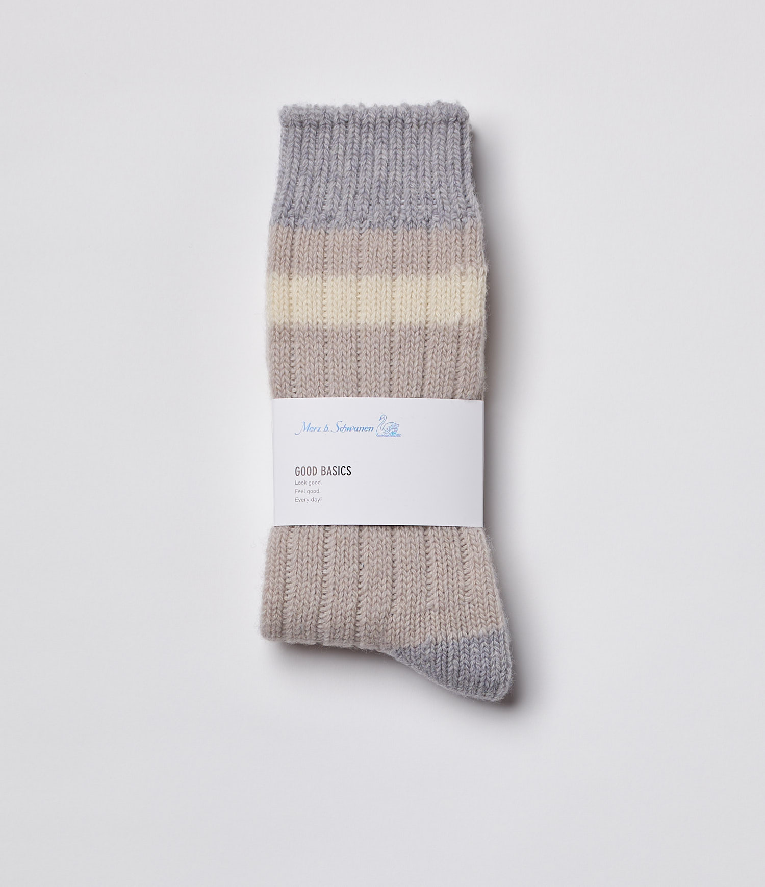 Beige Merz B. Schwanen MW74 Men Socks | MERZ8107635