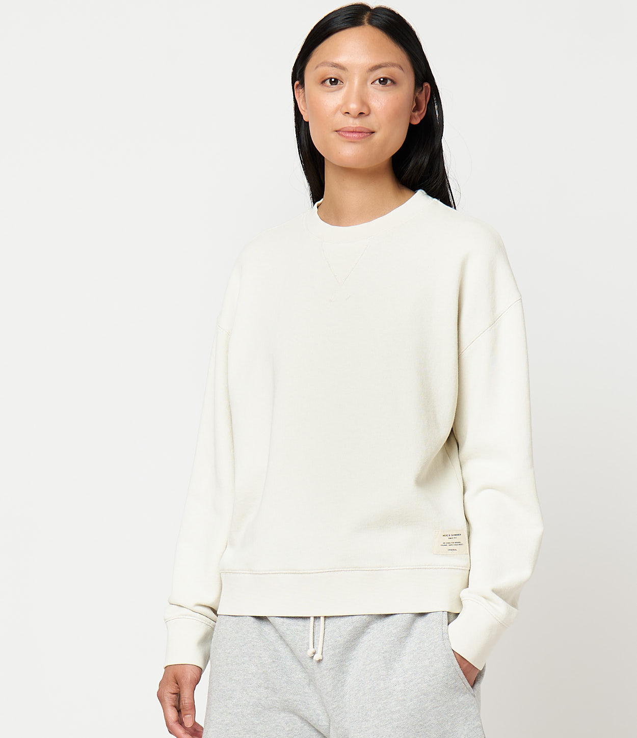 Beige Merz B. Schwanen WCSW15 Women Sweatshirts | MERZ6031849