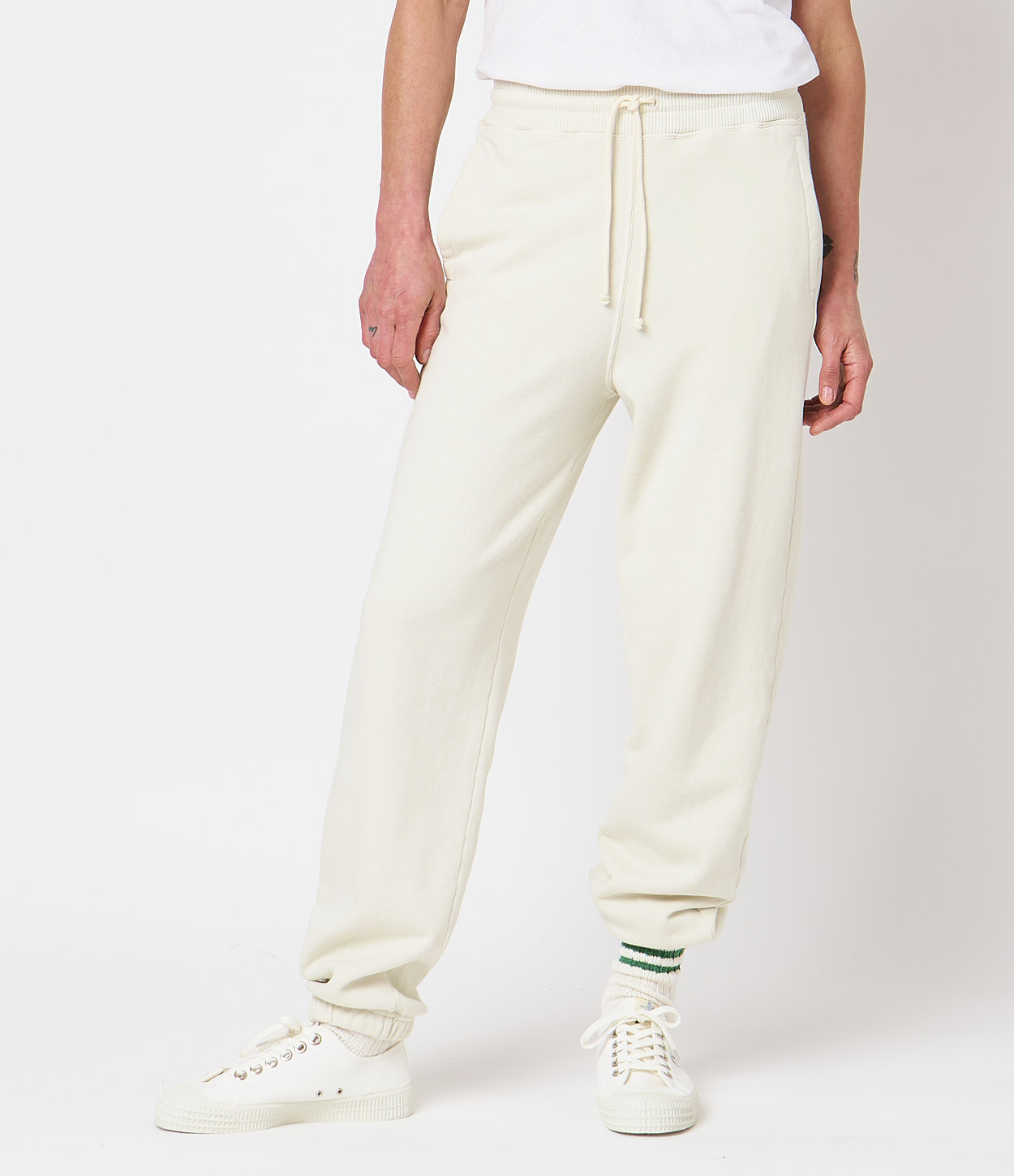 Beige Merz B. Schwanen WSP24 Women Sweatpants | MERZ1928374