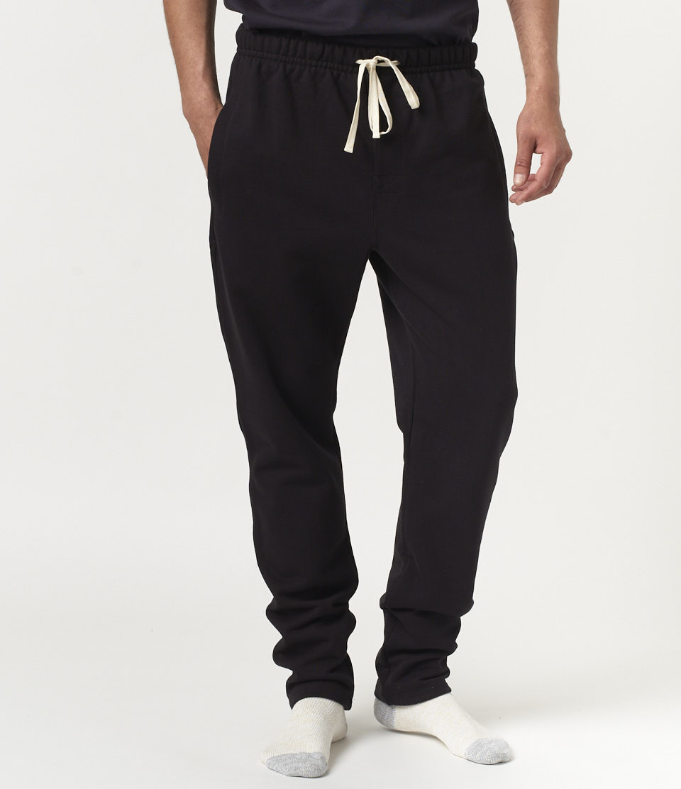 Black Merz B. Schwanen 3S50 loopwheeled Men Sweatpants | MERZ6285094