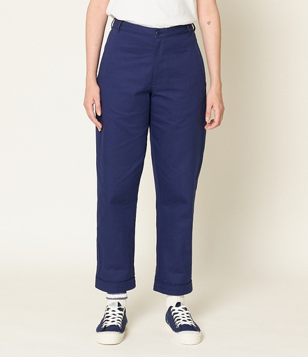 Blue Merz B. Schwanen PANTS02 high waisted Women Pants | MERZ3674852