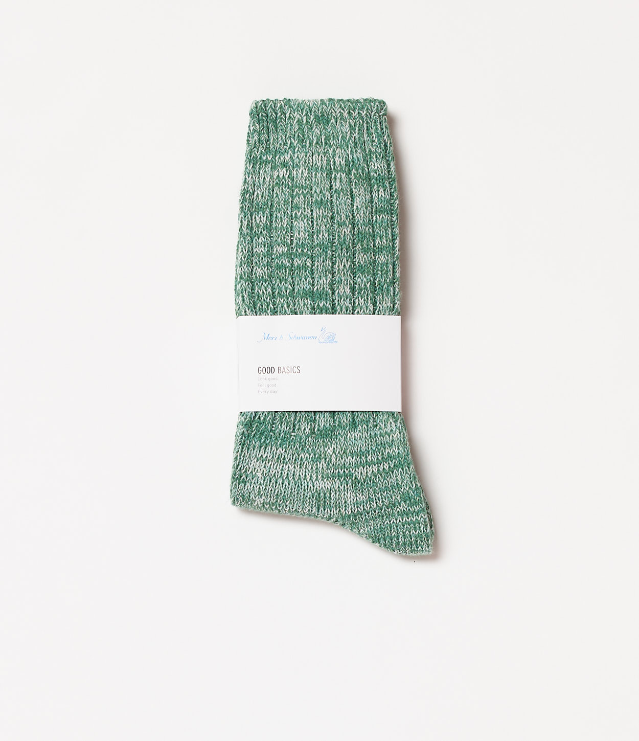 Green Merz B. Schwanen GS07 Women Socks | MERZ1972803