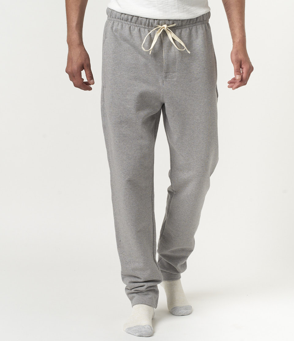 Grey Merz B. Schwanen 3S50 loopwheeled Men Sweatpants | MERZ7631980