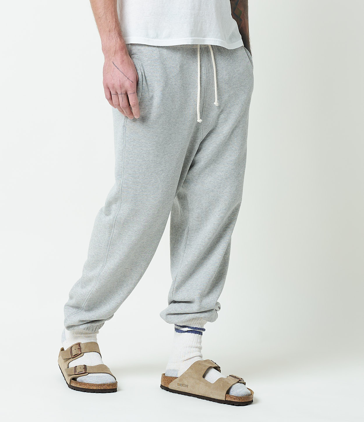 Grey Merz B. Schwanen SP06 Men Sweatpants | MERZ0381247