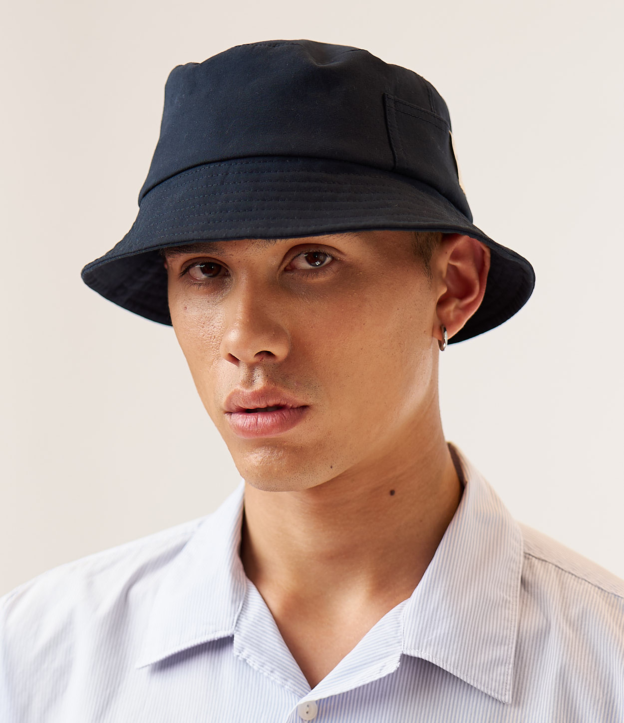 Navy Merz B. Schwanen BH03 Men Bucket Hats | MERZ5319874