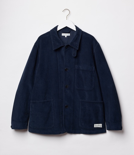 Navy Merz B. Schwanen JKT03C organic cotton corduroy Men Jackets | MERZ9518246