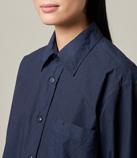 Navy Merz B. Schwanen SHIRT01 Women Shirts | MERZ2135906